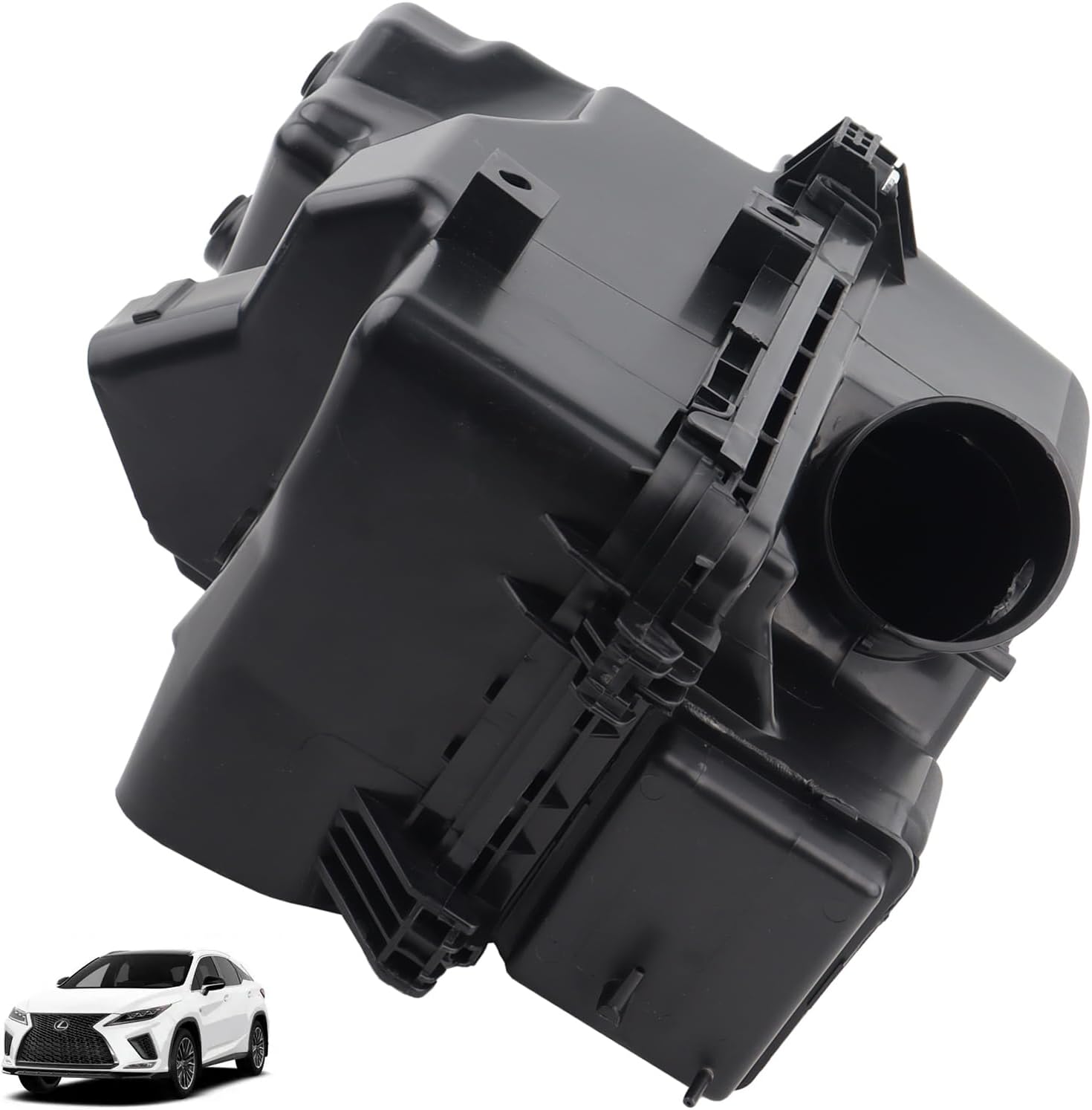MUCO Air Intake Cleaner Box Housing 258-527 Compatible for RX350 2007-2009 Toyota Highlander 2008-2012 Toyota Sienna 2007-2010 Air Intake Housing Box w/o Filter 1770031671