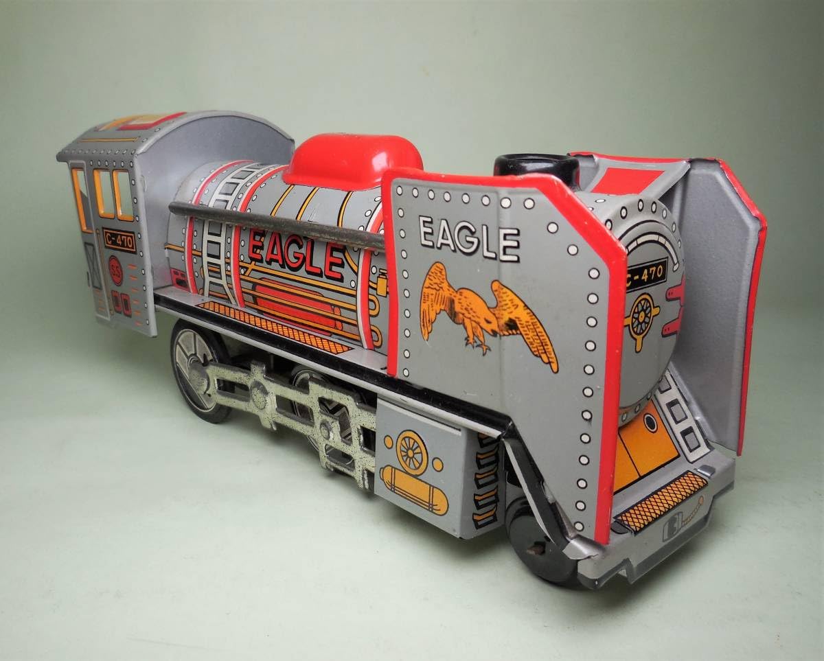 Amazon.co.jp: ブリキ イーグル 蒸気機関車 機関車 EAGLE C-470 : おもちゃ