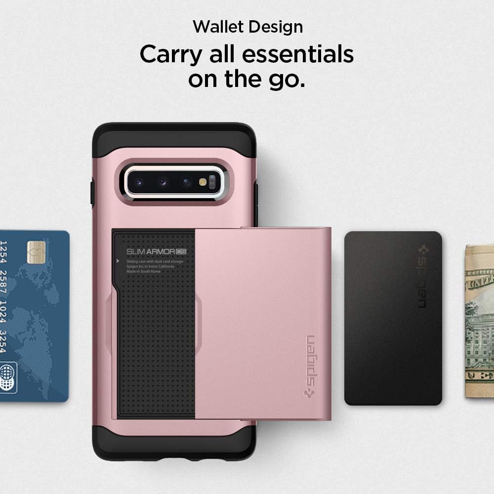 Spigen Slim Armor CS Designed for Samsung Galaxy S10 Plus Case (2019) - Rose Gold
