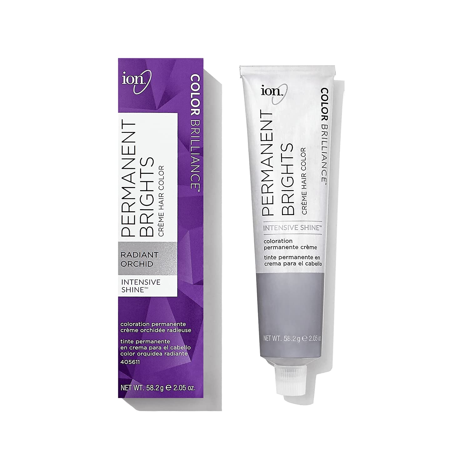 Ion 1VR Radiant Black Raspberry Permanent Creme Hair Color 1VR Radiant Black Raspberry