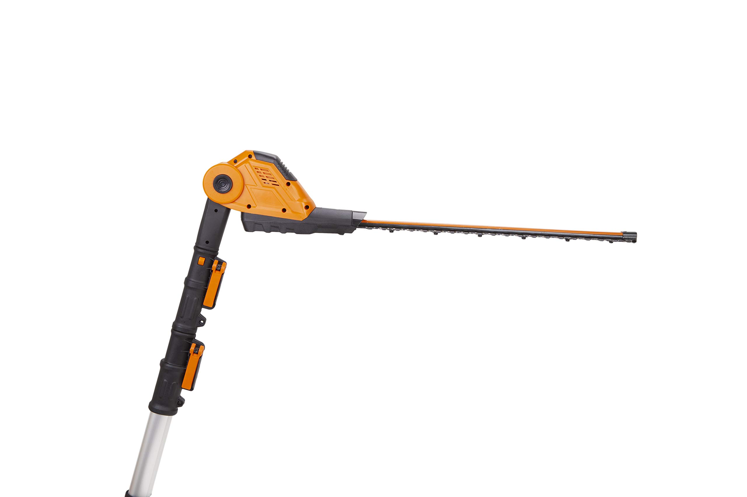 WORX WG349E.9 Akku Teleskop-Hochentaster 20V – Praktische Kettensäge für Einsätze an schwer erreichbaren Stellen im Garten – Ohne Akku & Ladegerät & WA0308 Worxc Heckenschere WG252E / WG349E