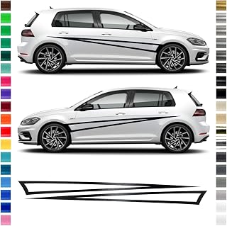 Auto-Dress - Tiras adhesivas universales para los laterales (100 unidades), color blanco brillante