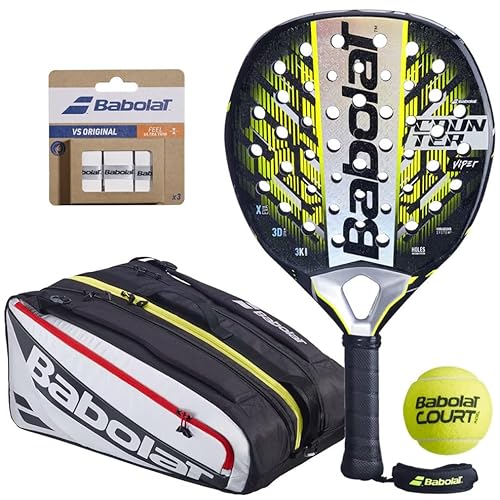 Babolat Counter Viper 2.5 Padel Racket – Optional Bag, Balls, Overgrips, Additional Rackets - Customize Your Kit