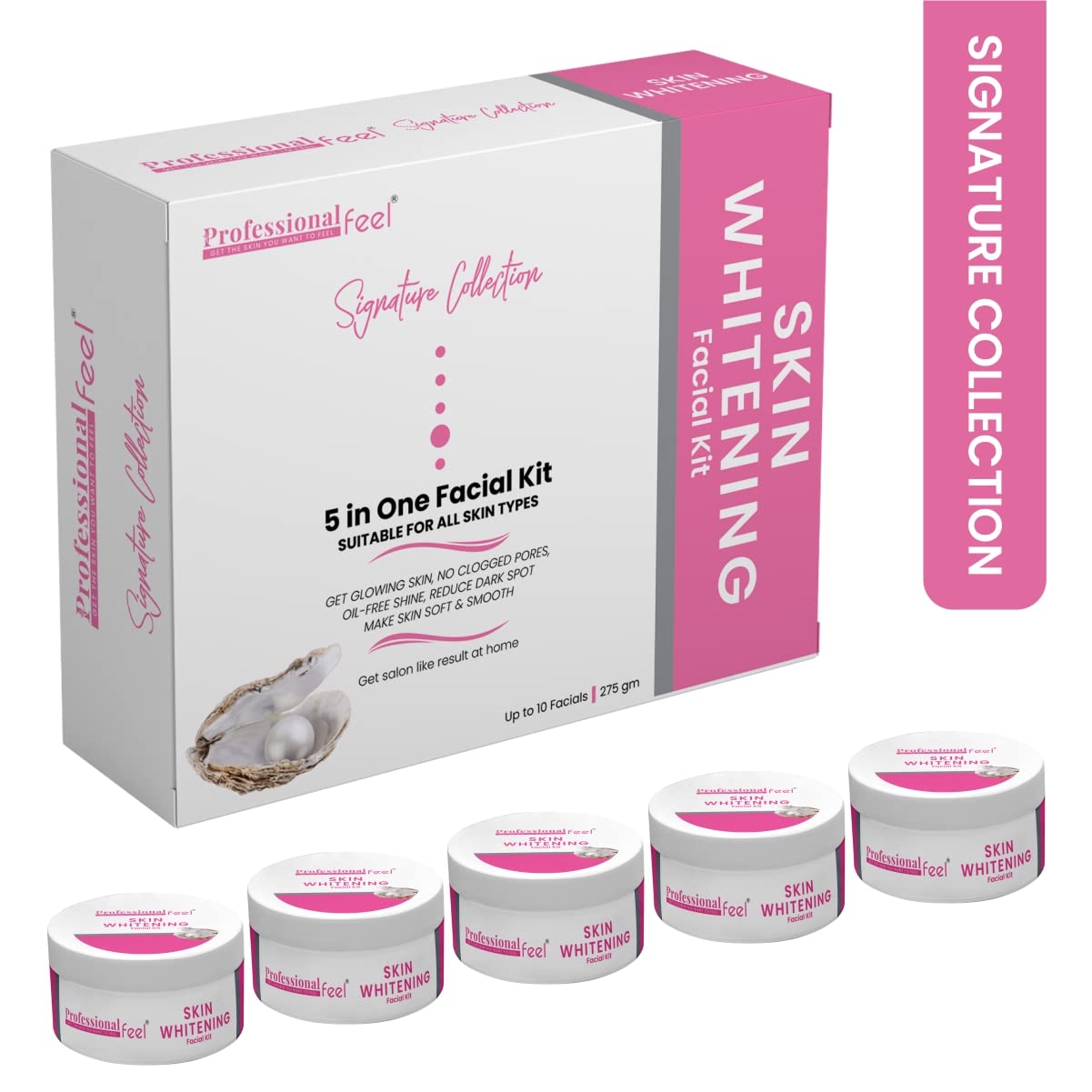 Professional Feel Signature Collection Facial Kit Skin Whitening 5 in