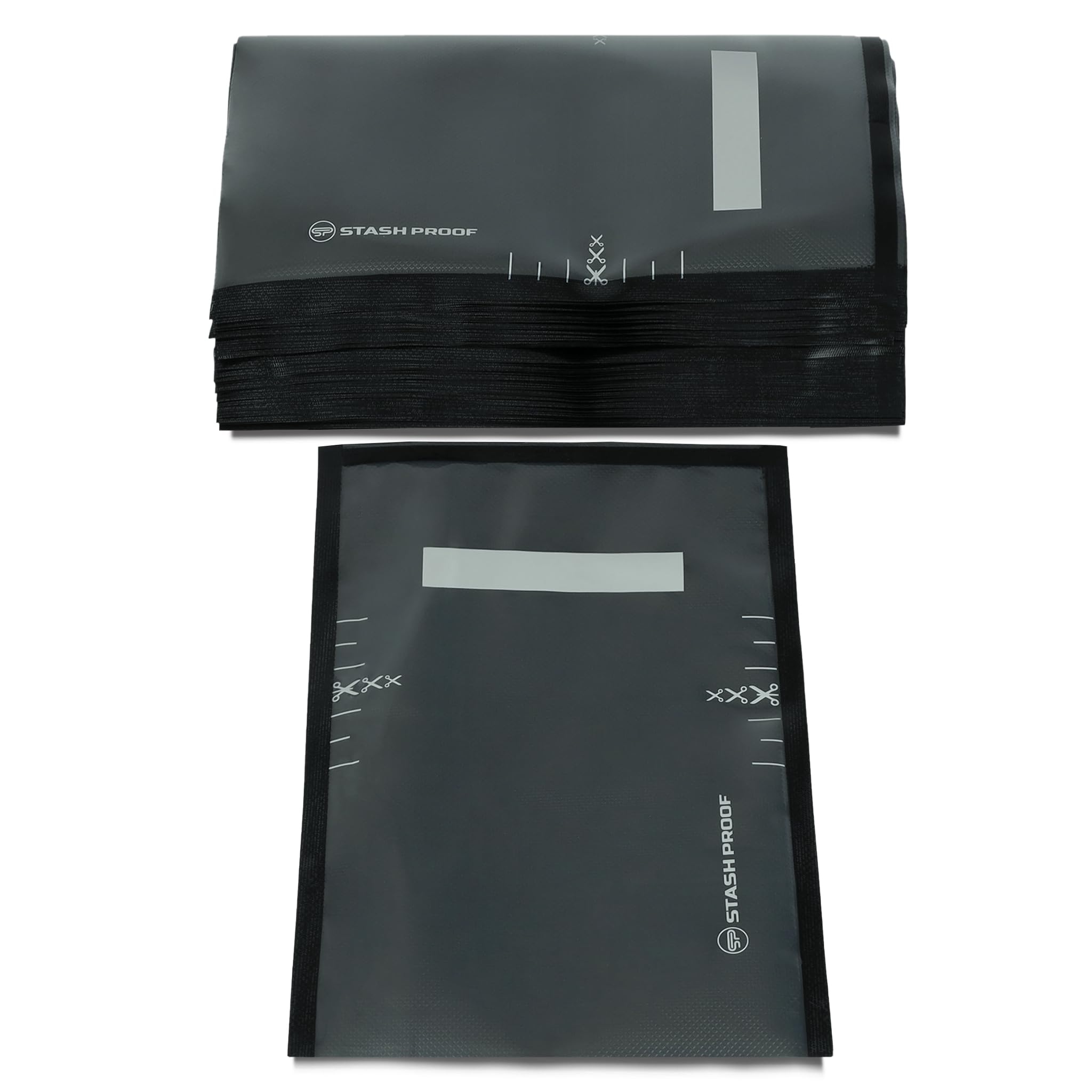 Bolsas de sellado al vacío de 8 x 12 pulgadas (100 unidades) 5.5 mil (negro y transparente), sin BPA, de grado comercial, ahorro de alimentos para almacenamiento, al vacío y bolsa