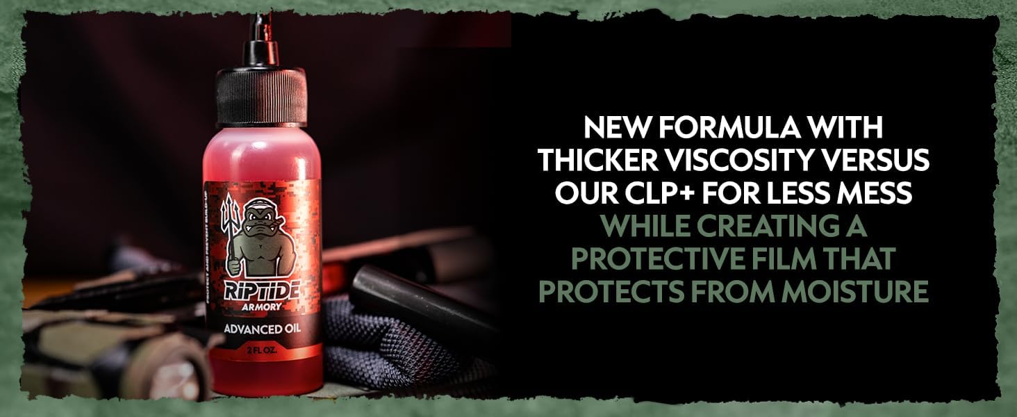 Riptide Armory Advanced Gun Cleaner & Gun Oil Kit - Cleans, Lubes, Protects Targeted Long-Lasting Formula - Nano Coat Technology - Veteran Founded & Formulated by Former US Navy Seal - Image 5