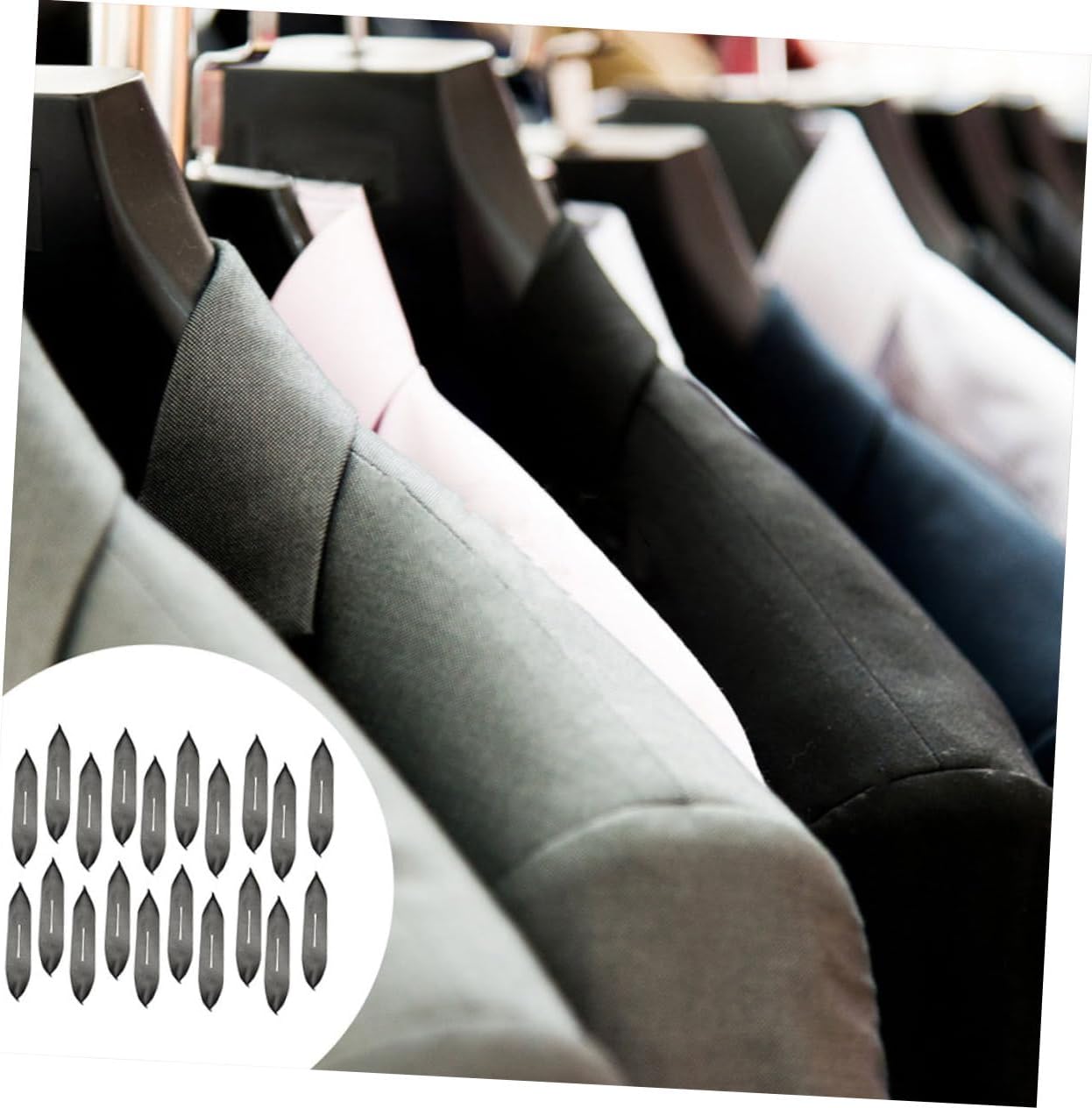 20pcs Non-slip Hanger Covers Sponge Protection Sleeves for Clothes Rack Easy to Install Anti-skid Accessory for Jackets Dresses and Sweaters