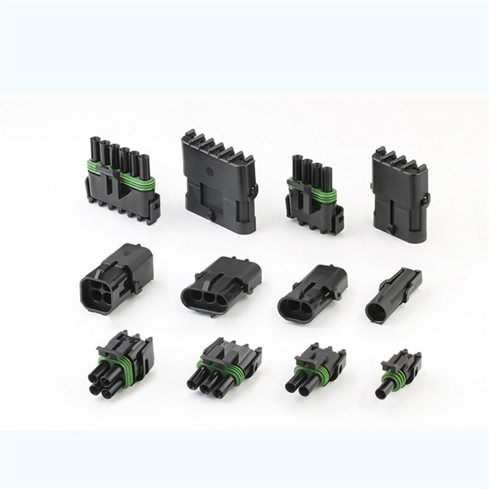 10 Sätze wasserdichter Kfz-Steckverbinder der Serie 2,5, 1/2/3/4/6-polige männliche und weibliche Stecker, MAP TPS Universal-Kabelverbinder(4P Single whole set)