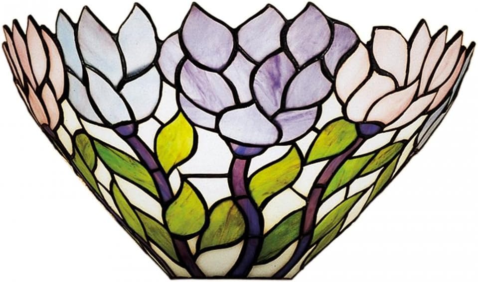 Meydaティファニー28496クラシックWisteria 14 " wideシングルライト壁付Stai、 14" Width 28496 1