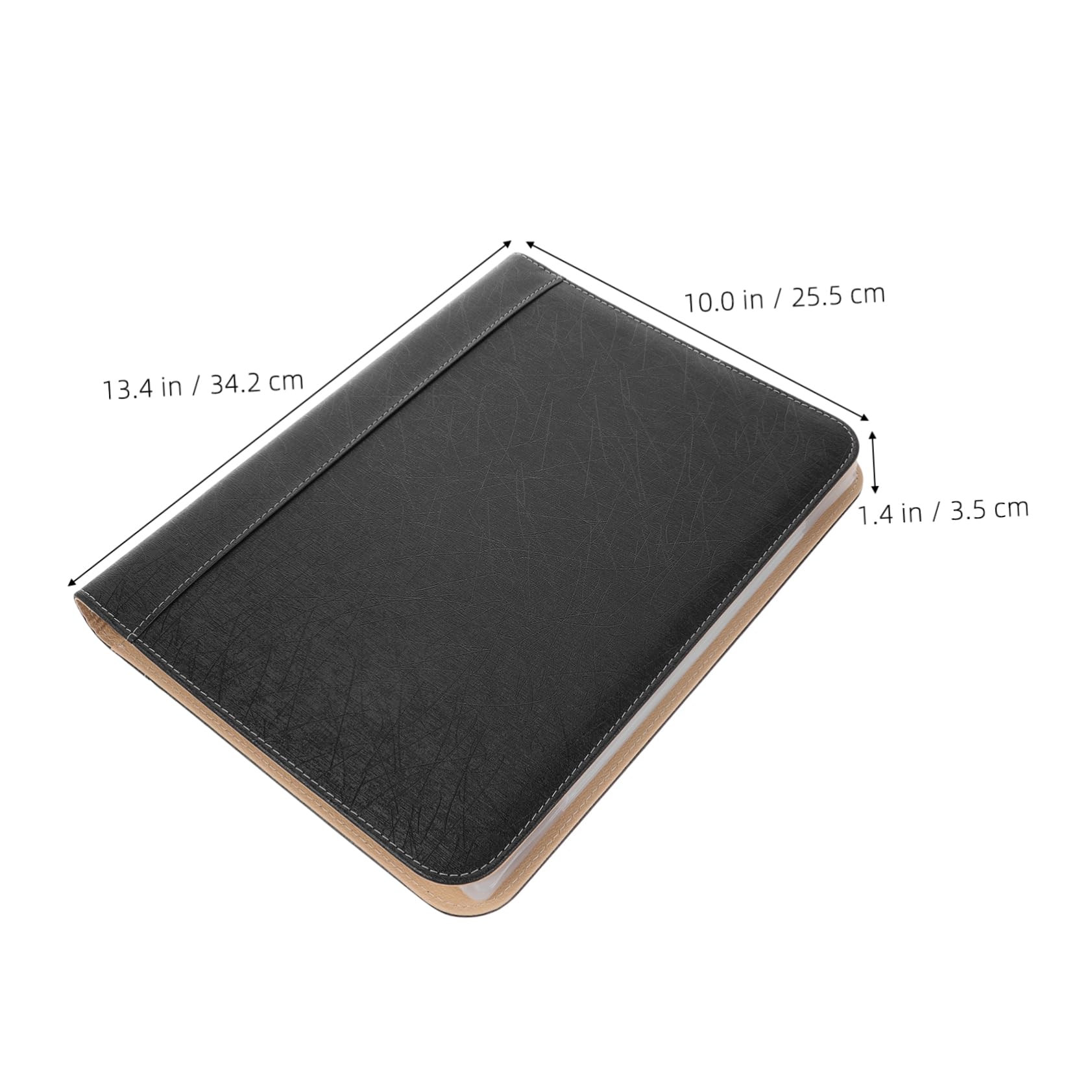 Cartella Portadocumenti A4 in Pu Nero, Organizer per Spartiti