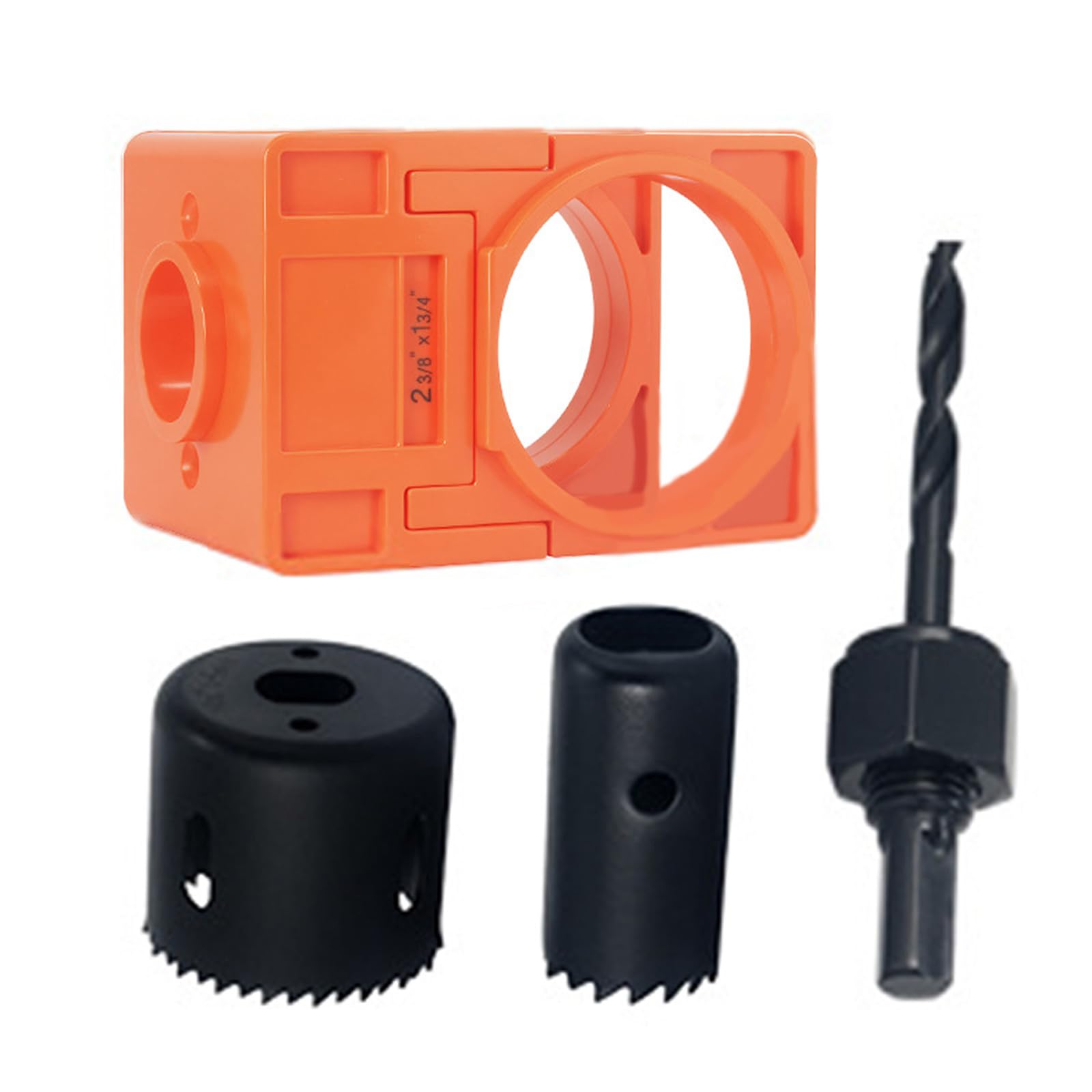 4Pcs Complete Door Template Reinforced Design Efficient Drilling Work Reduced Measurement Guide