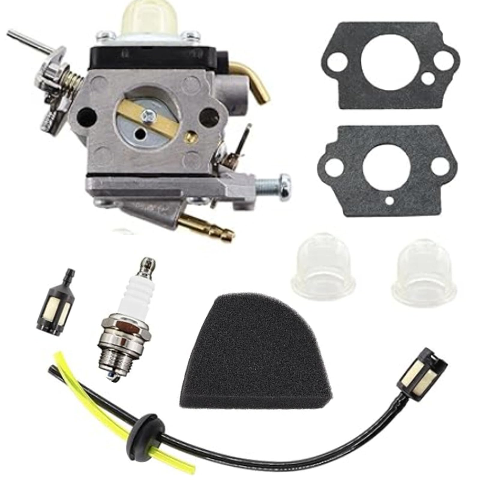 compatibile con carburatore 129LDX sostitutivo per Husqvarna Jonsered 129LK 129R 129DJX 129RJ 129C Carb