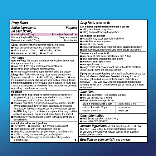 Amazon Basic Care Night Time Cold & Flu Liquid thumb #3