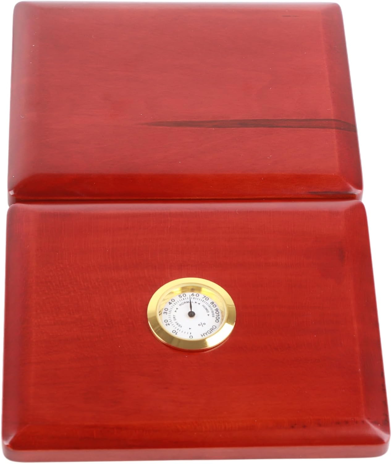 Saxophone Clarinet Case, Solid Wood Holder with Hygrometer, Plush Lined 5 - Storage Box for Musicians, Magnetic Closure Design (Succinite)