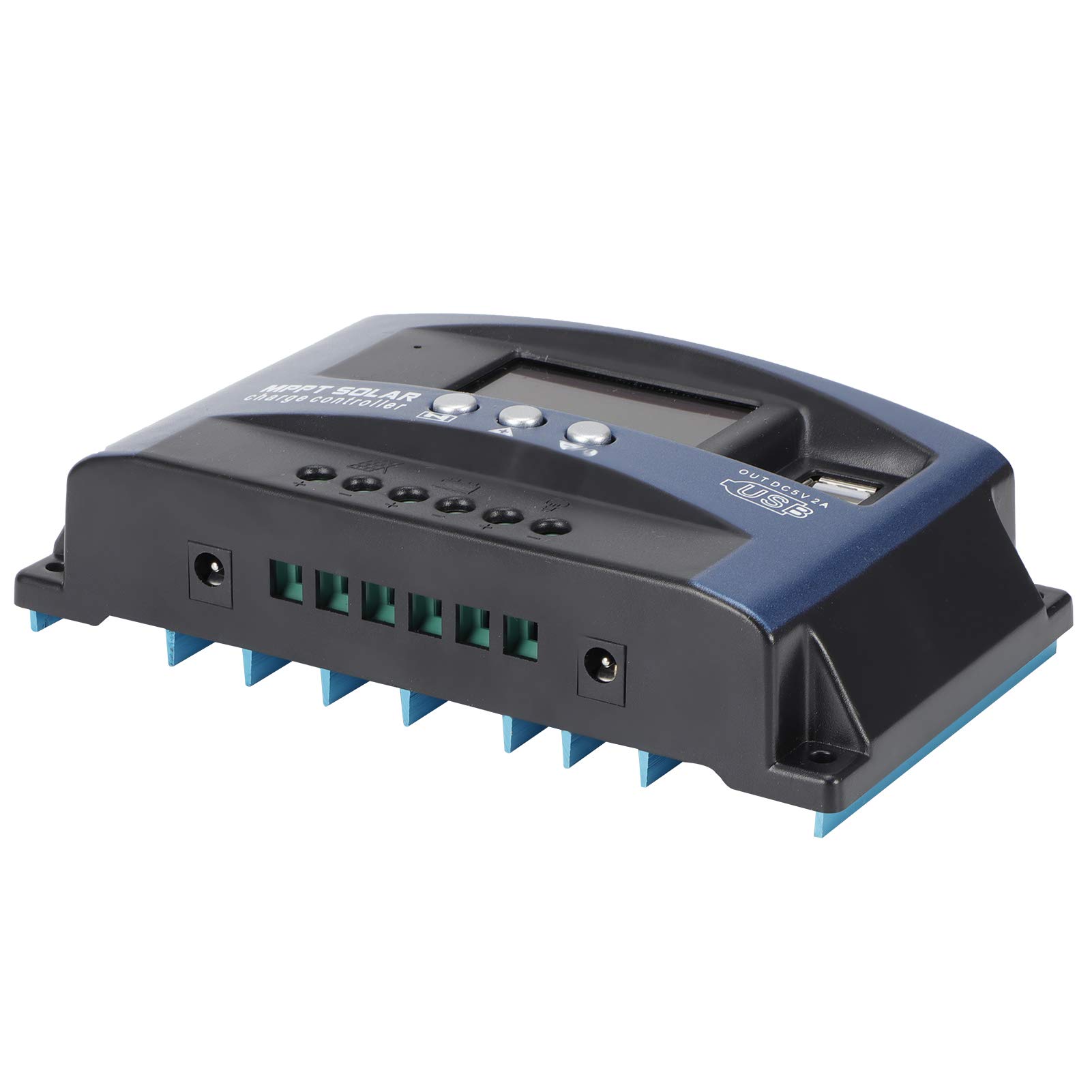 Regolatore di carica solare Torvex, regolatore solare MPPT e regolatore per pannelli fotovoltaici, regolatore fotovoltaico per di illuminazione stradale a LED (Pannello composito in alluminio