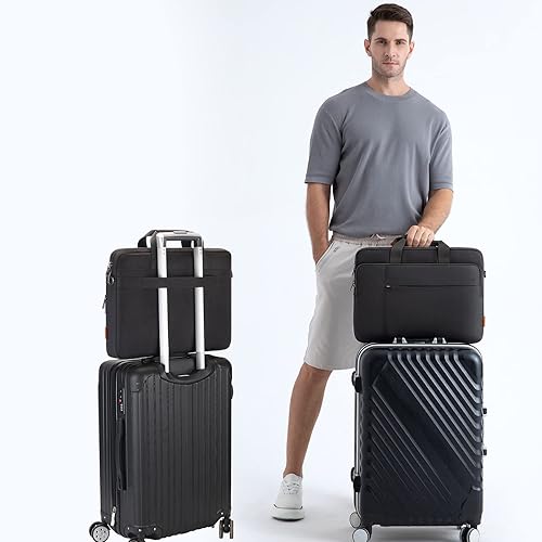 Miniatura 6 de DOMISO Maletín para portátil de 17,3 pulgadas, resistente al agua, para MacBook Pro 17,3 pulgadas, MSI GS73VR, Stealth ProLenovo IdeaPadASUS ROGHP