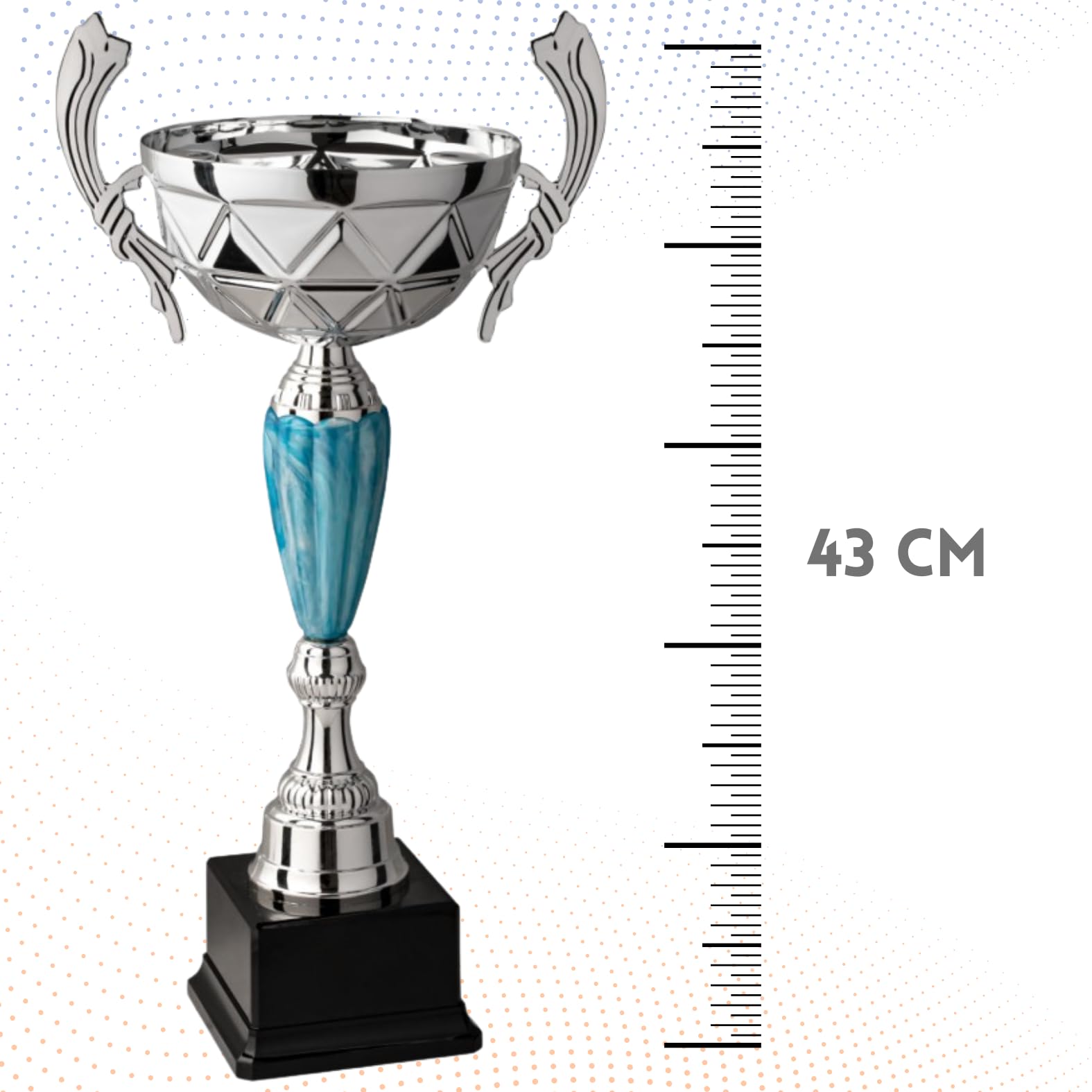 Coppa Trofeo Personalizzabile Grande in Metallo Varie Misure Calcio, Fantacalcio, Tennis, Padel, Basket Premiazioni Sportive ed Eventi con Targhetta Personalizzata cod 8.651