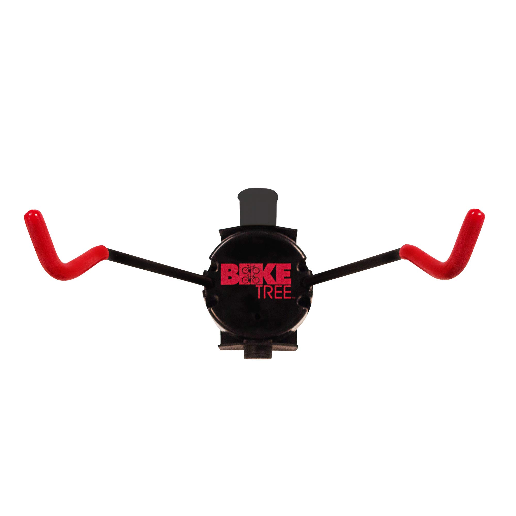 Bike Tree Solo Wall Mount – Single Bicycle Wall Mounted Bike Rack – Adjustable HUBs Allow for Storage of Any Size Bike – Supports up to 50lbs