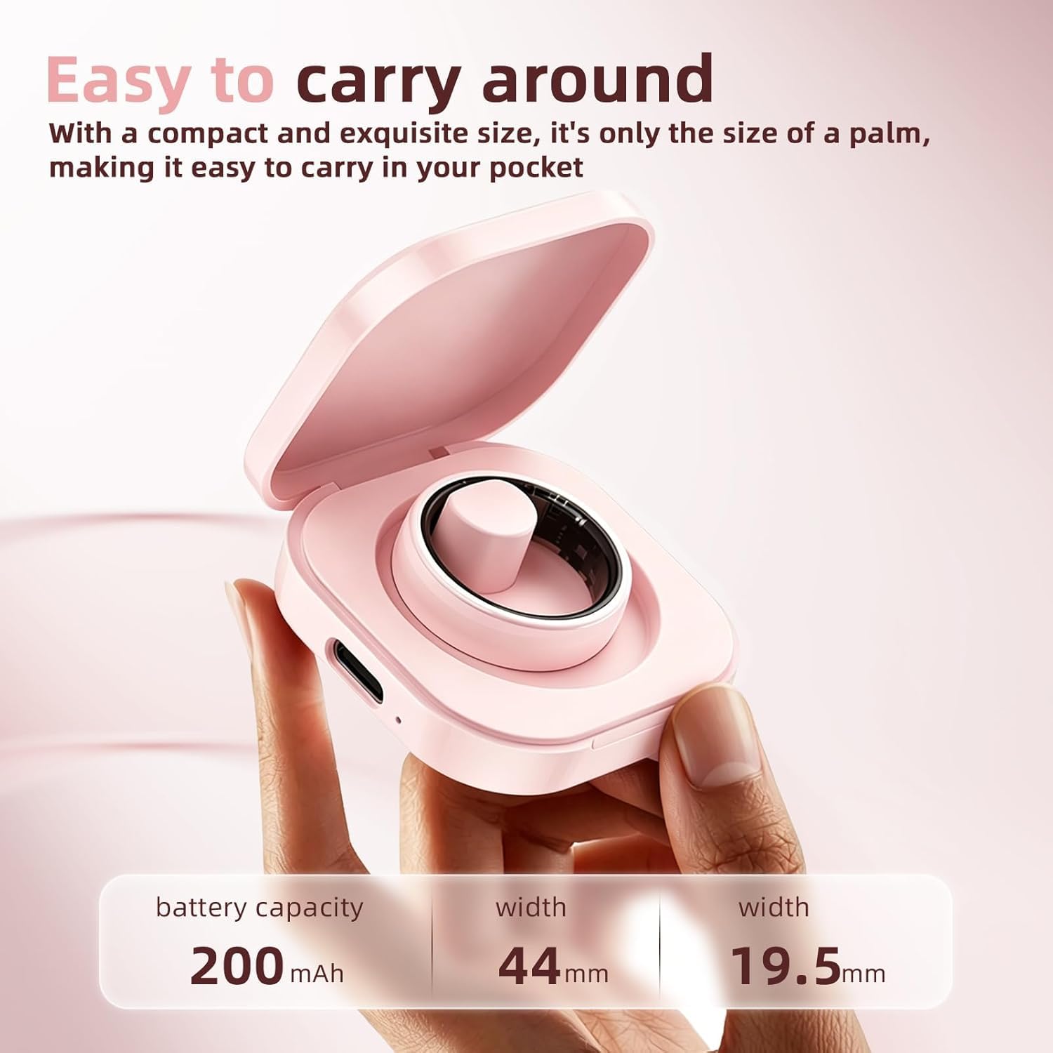 Anillo inteligente con monitoreo y análisis del sueño, monitoreo de salud de frecuencia cardíaca, múltiples modos deportivos, incluyendo natación, correr y ciclismo, resistente al agua hasta