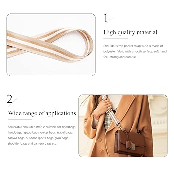 Cinghia Regolabile Per Borsa | Tracolla Larga 3.8cm Donna - Stile Chitarra - Foto 6