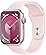 Apple Watch Series 9 [GPS 45mm] Smartwatch with Pink Aluminium Case with Light Pink Sport Band. Fitness Tracker, Blood...