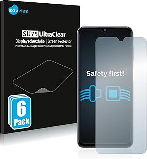 Savvies Screen Protector compatible with Samsung Galaxy F13 Protection Film Clear 6-Pack