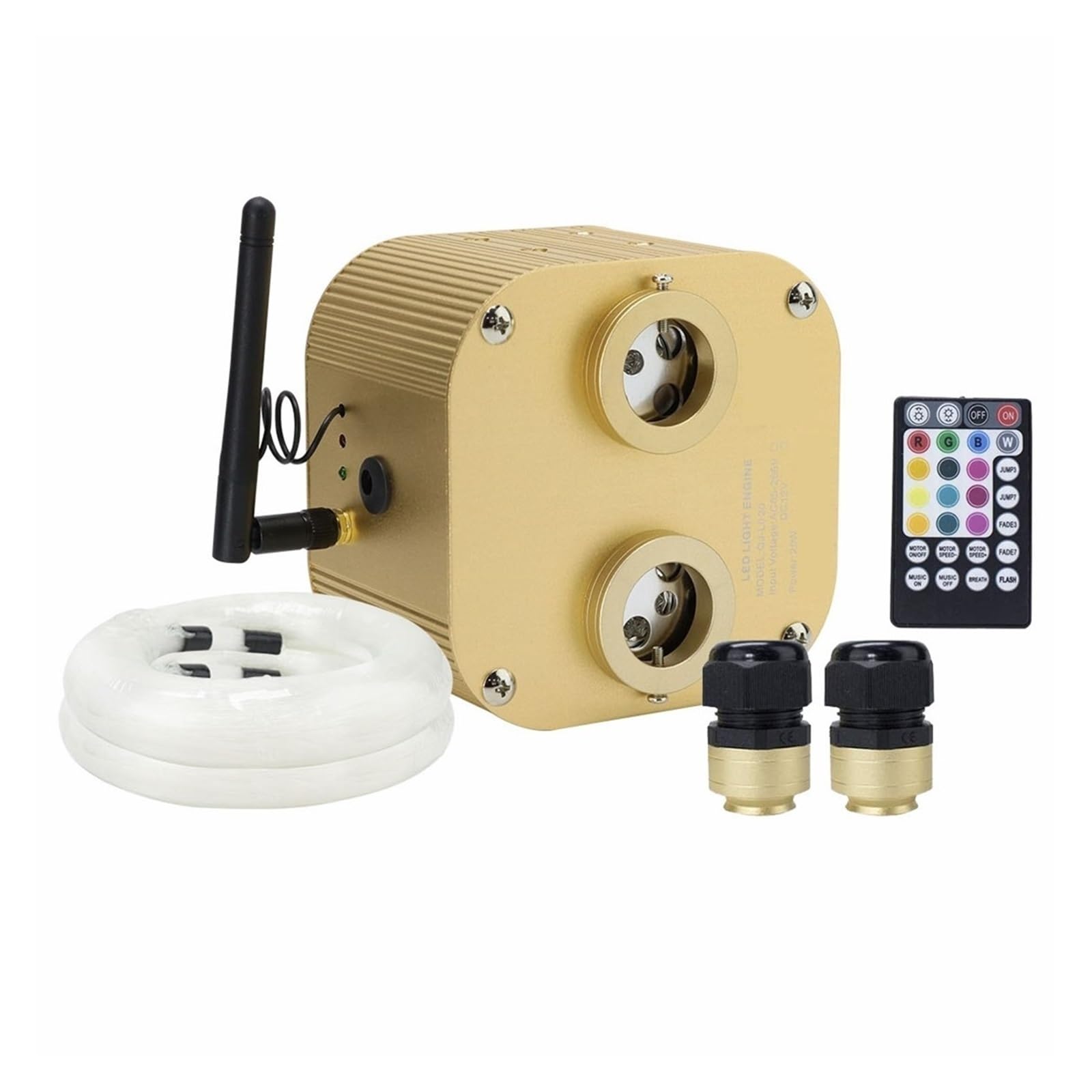 Techo de cielo estrellado 20W con control de música y luces RGBW rítmicas para coche 6