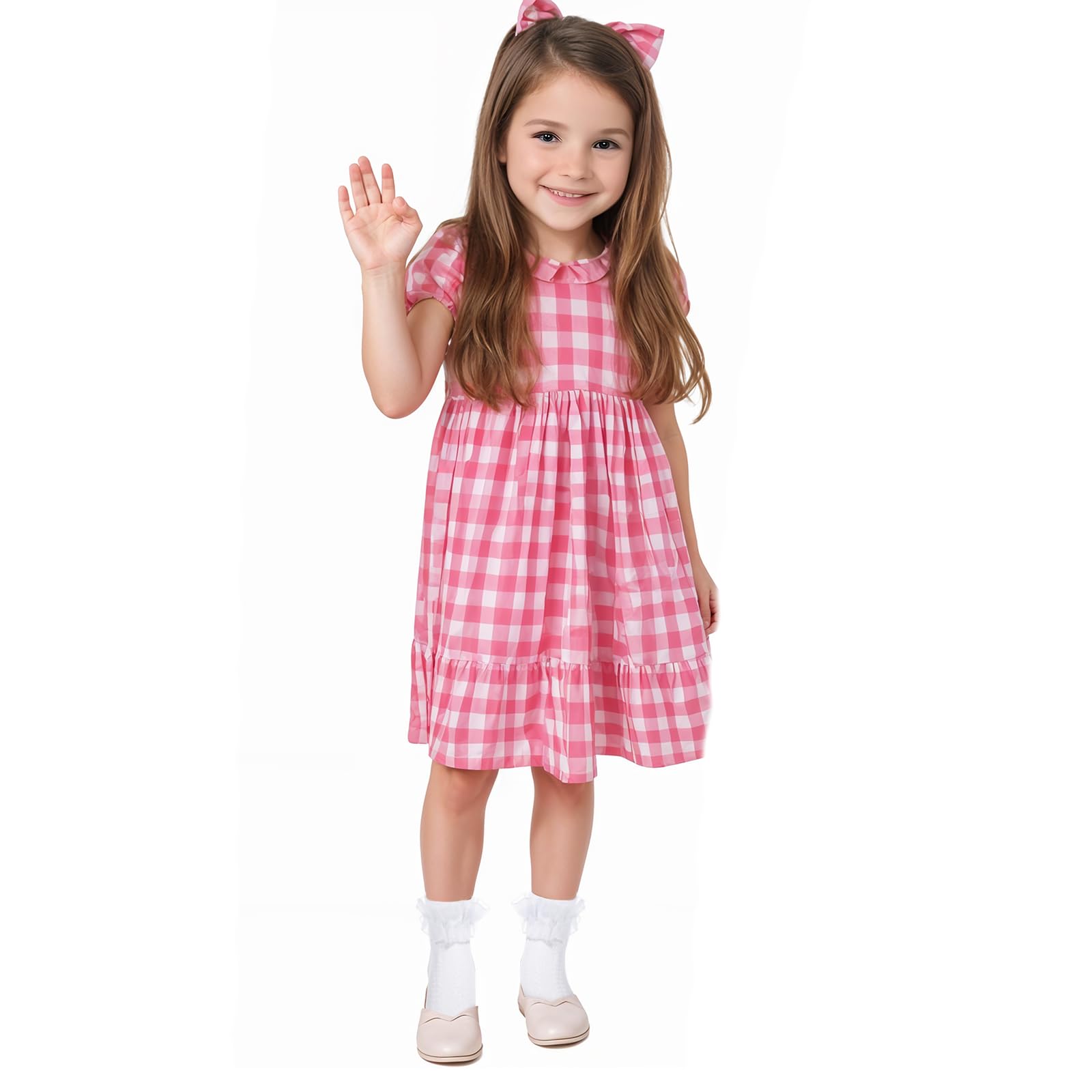DIVINA VITAE 3 Paar Rüschensocken Ballet Socken Rüschen Damen Spitze Elastisch Söckchen Kleinkind Weiße Lace Socken für Kinder Partykostüm Abschlussball (30–34)