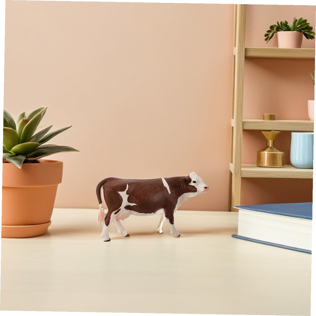 5 Figuras de Animales de Granja en PVC Diseño Único para Decoración del Hogar y Uso Versátil, Ideales para Niños en Ambientes Interiores y Exteriores