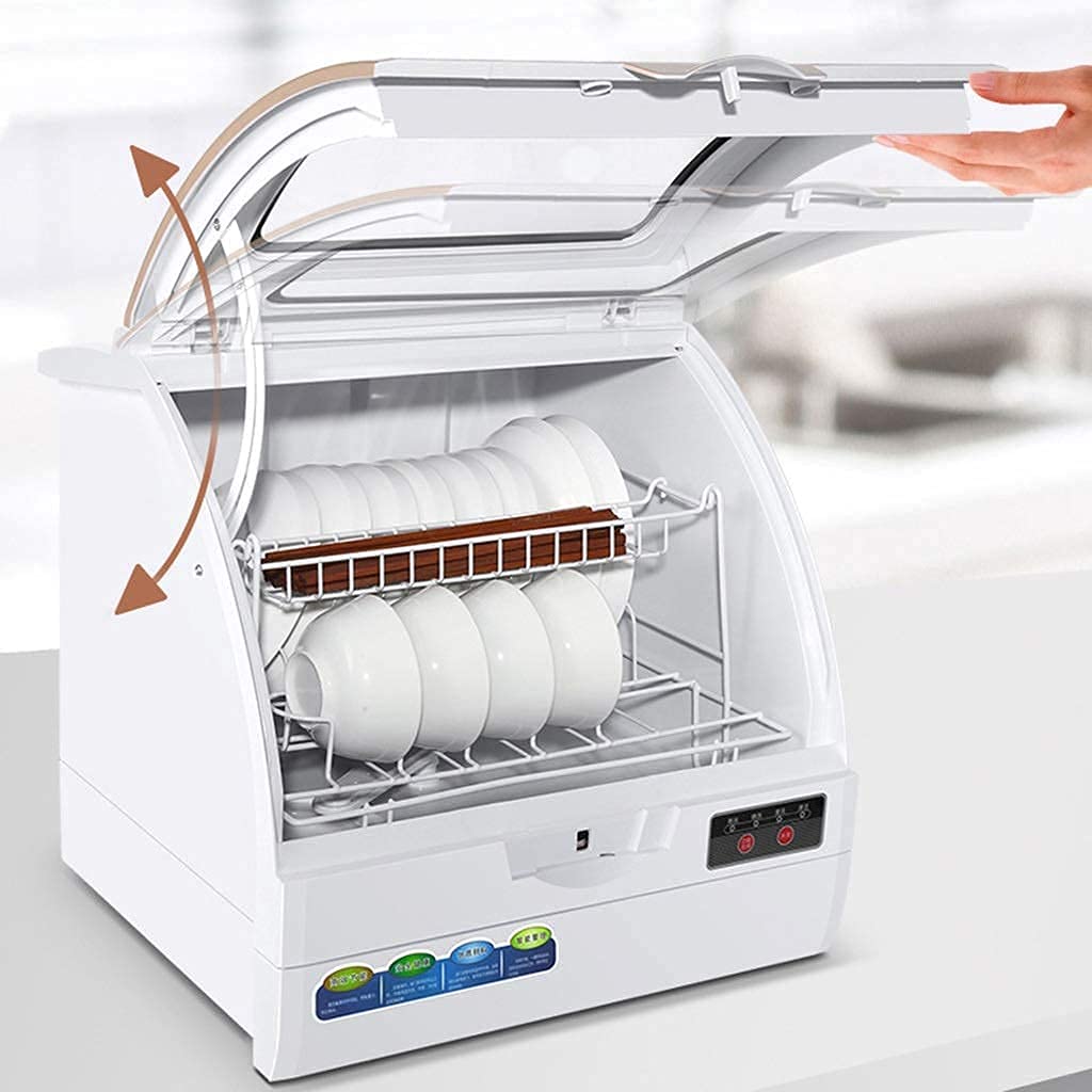 Lavaplatos de Escritorio Completamente automático, pequeño Programa de Limpieza para el hogar Inteligente para Platos Frutas Verduras