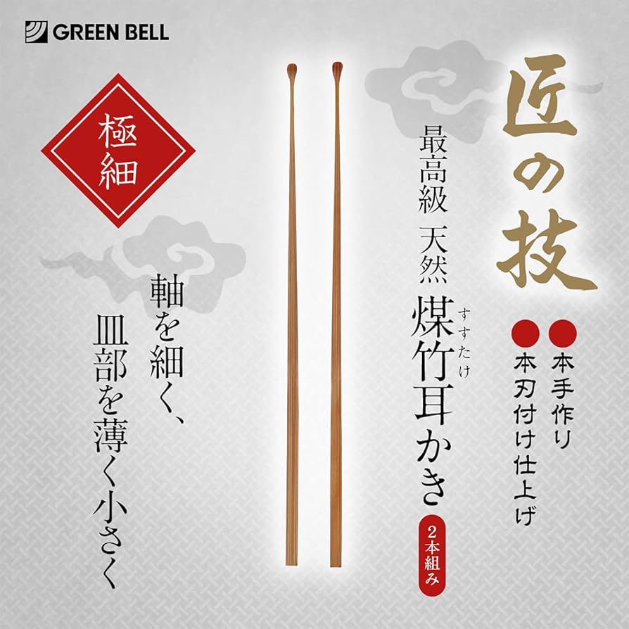 朝耳掻き よく取れる 耳かき 2本セット ステンレス スプーン コイル