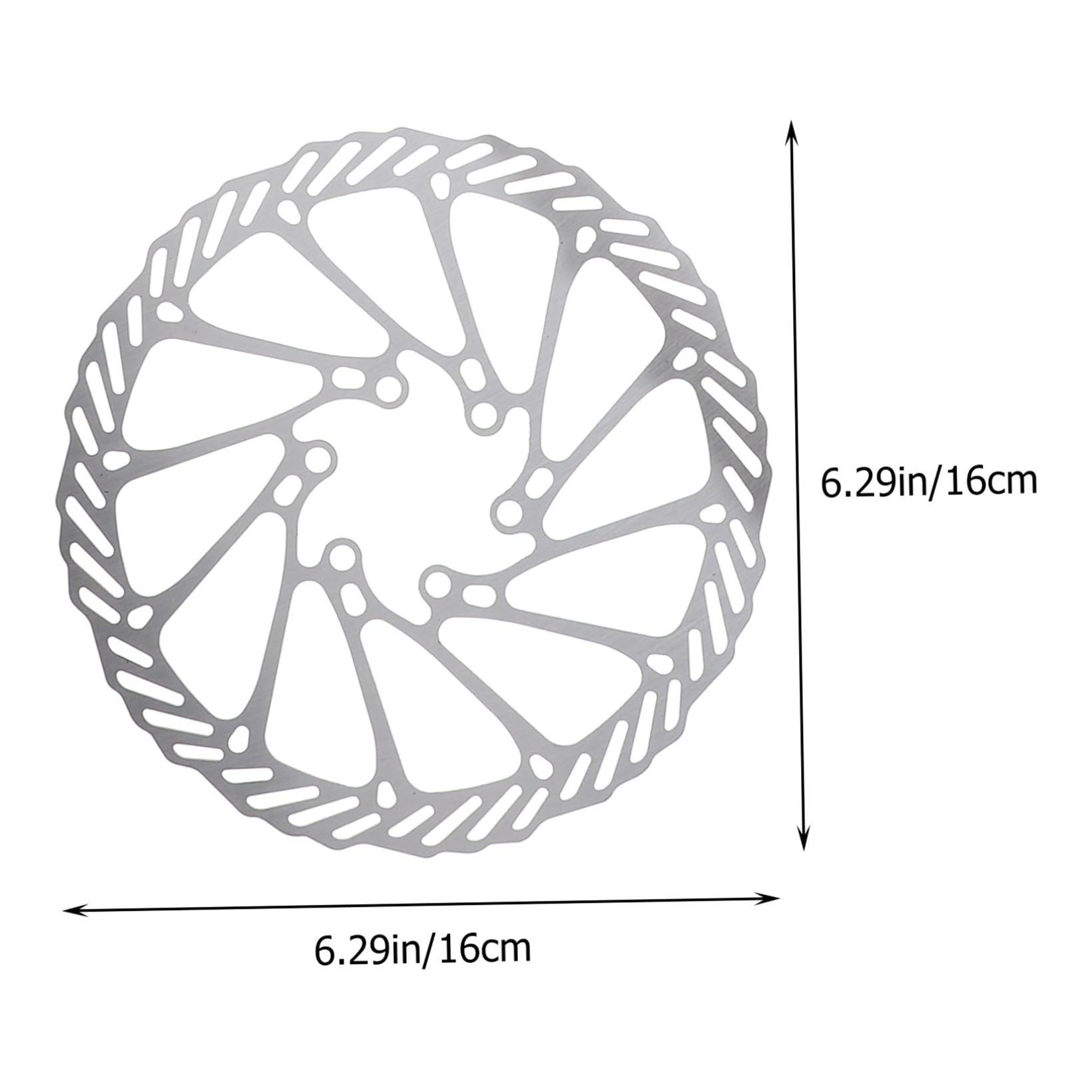 Alasum Juego de Frenos de Disco Hidráulicos y Mecánicos para Bicicleta de Montaña Discos Metálicos de Alta Resistencia Diseño Hueco para Disipación Térmica y Reducción de Peso