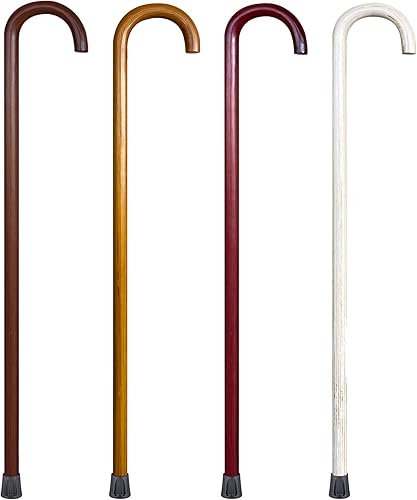 Bastón de madera mango redondo