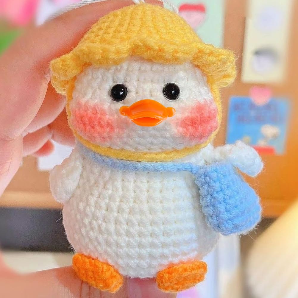 DICOSMETIC 50Pcs 25mm/0.98" Plastic Duckbills Duck Mouth Craft Doll Mouth with Spacer Orange Safety Mouths Dolls Duck Doll Beak Accessories for DIY Puppet Plush Animal Making