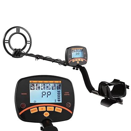 EXCLUZO 3.35-inch L Outdoor Metal Finder Underground Metal Detector Treasure Finder Handheld Gold Digger Hunter Sensitivity Adjustable with All Metal+DISC+Memory+Jewelry+Pinpoint Mode
