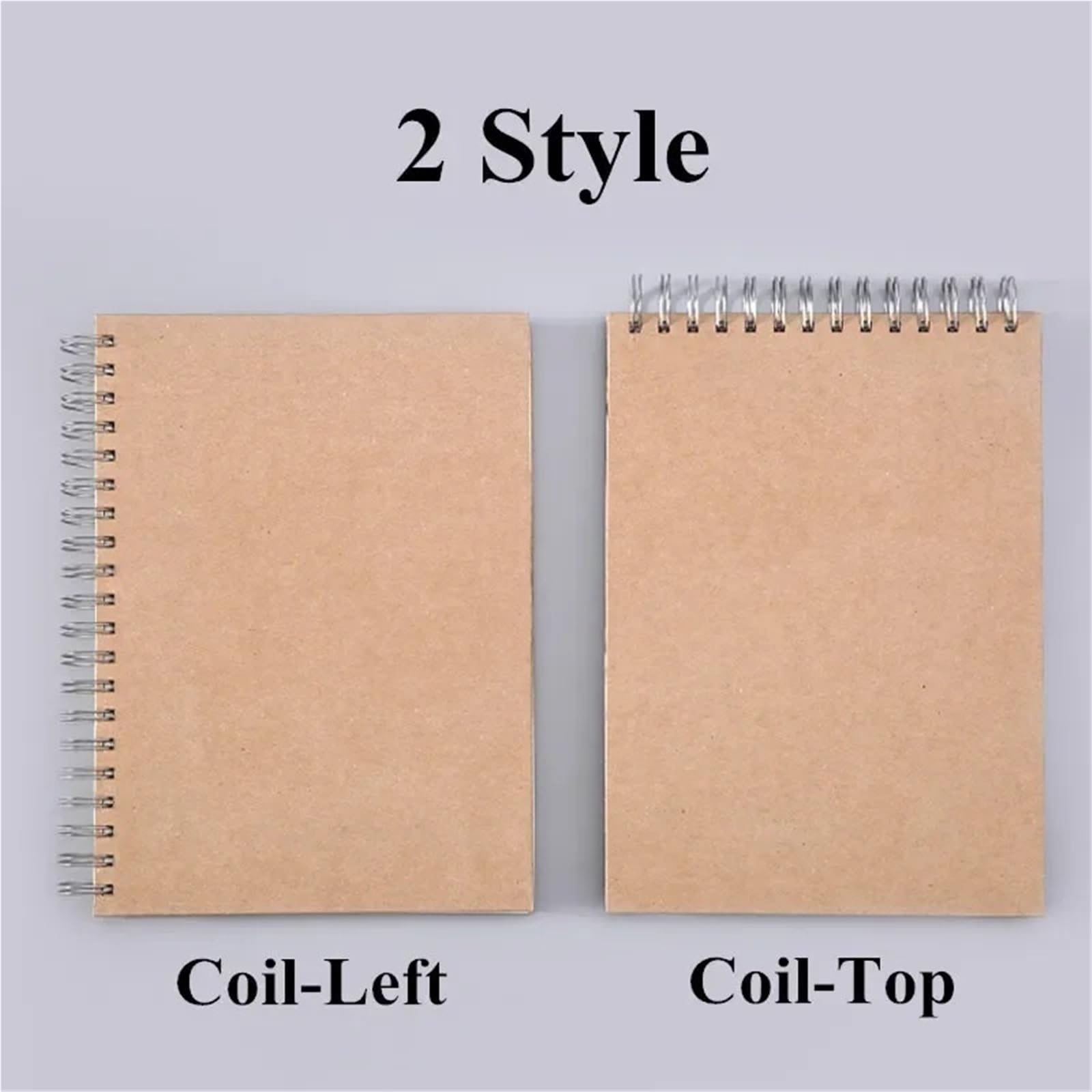 Bloc De Dibujo Con Espiral Cuaderno de bocetos Papel grueso 160 GSM Espiral Pintura al óleo Cuaderno Lápiz Dibujo Bloc de notas(8K-Left)