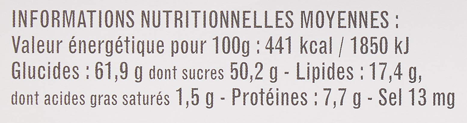 Les Ruchers du Luberon - Réglette de 10 Calissons d’Aix 115g - Recette au Miel de Lavande de Provence