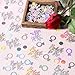 Vofrise 230PC Wedding Confetti Bridal Shower Decorations Bride To Be Ring Confetti Scatters Suitable for Iridescent Themed Bachelorette Engagement Hen Party Decor