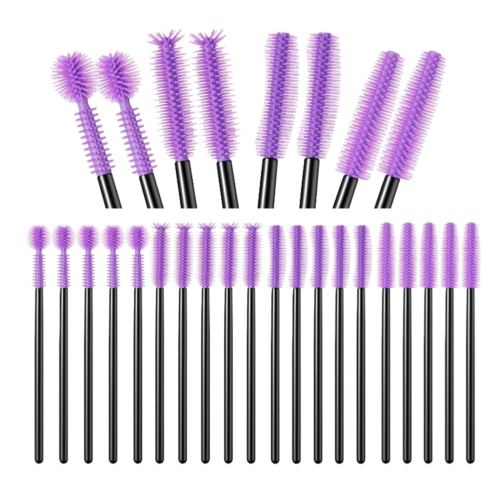 Rersduyt 40 Pcs Nook and Cranny Sewing Machine Cleaning Brushes, Reusable Silicone Dense Bristles Cleaning Brushes