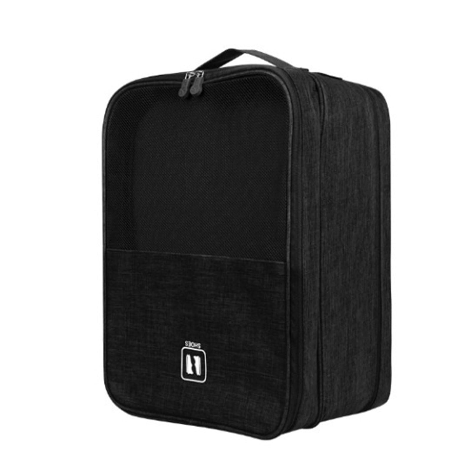 Torba do przechowywania, podróżna torba na buty Trwały organizer do przechowywania butów w podróży Mieści do 3 par butów Wodoodporny przenośny uchwyt na buty Torba/41(Navy blue,L)