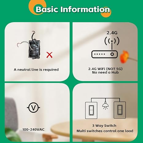 HomeKit Matter 3 Way smart dimmer Switch for LED Lights by Martin Jerry | Tasmota pre-flashed on ESP32 chip, 1 Master and 1 add-on led dimmer Switch kit