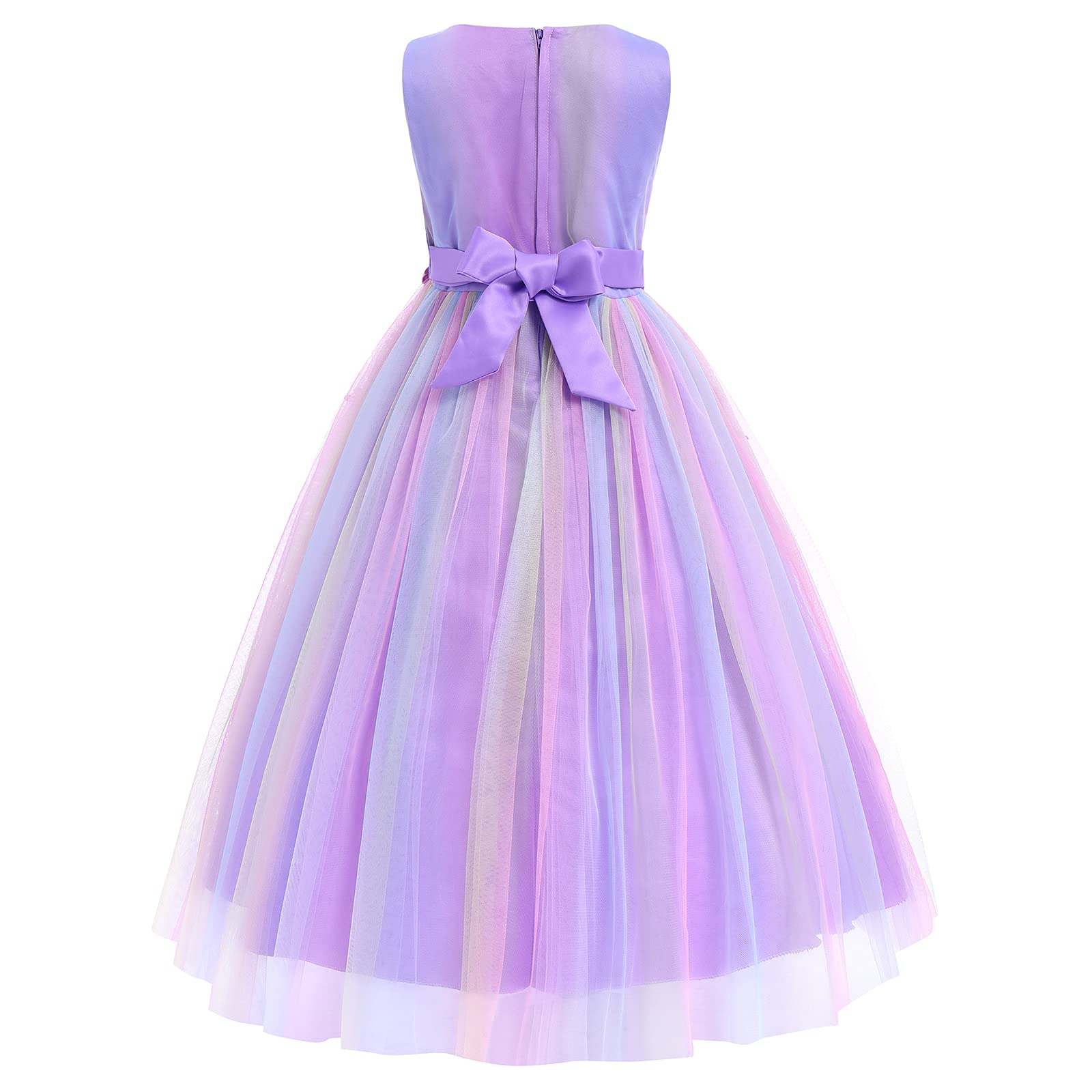 Maxikleid für kleine große Mädchen, Blumenmuster, Prinzessin, Festzug, Geburtstag, Party, Hochzeit, formeller Boden, langes Tanzabend, Maxikleid
