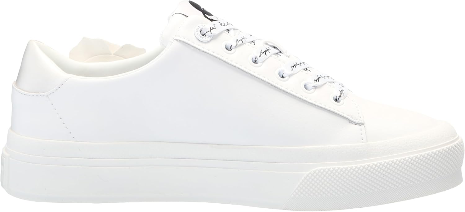 Karl Lagerfeld Womens Georgia Sneaker with Flower Embellishments - Image 6