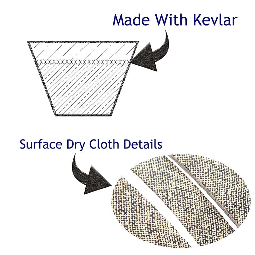 Fare con Kevlar Lawn Mower Belt 1/2 "X 76" Cinghia di ricambio V-Belt per MTD 7540441 9540441 LT-145 155 165 175