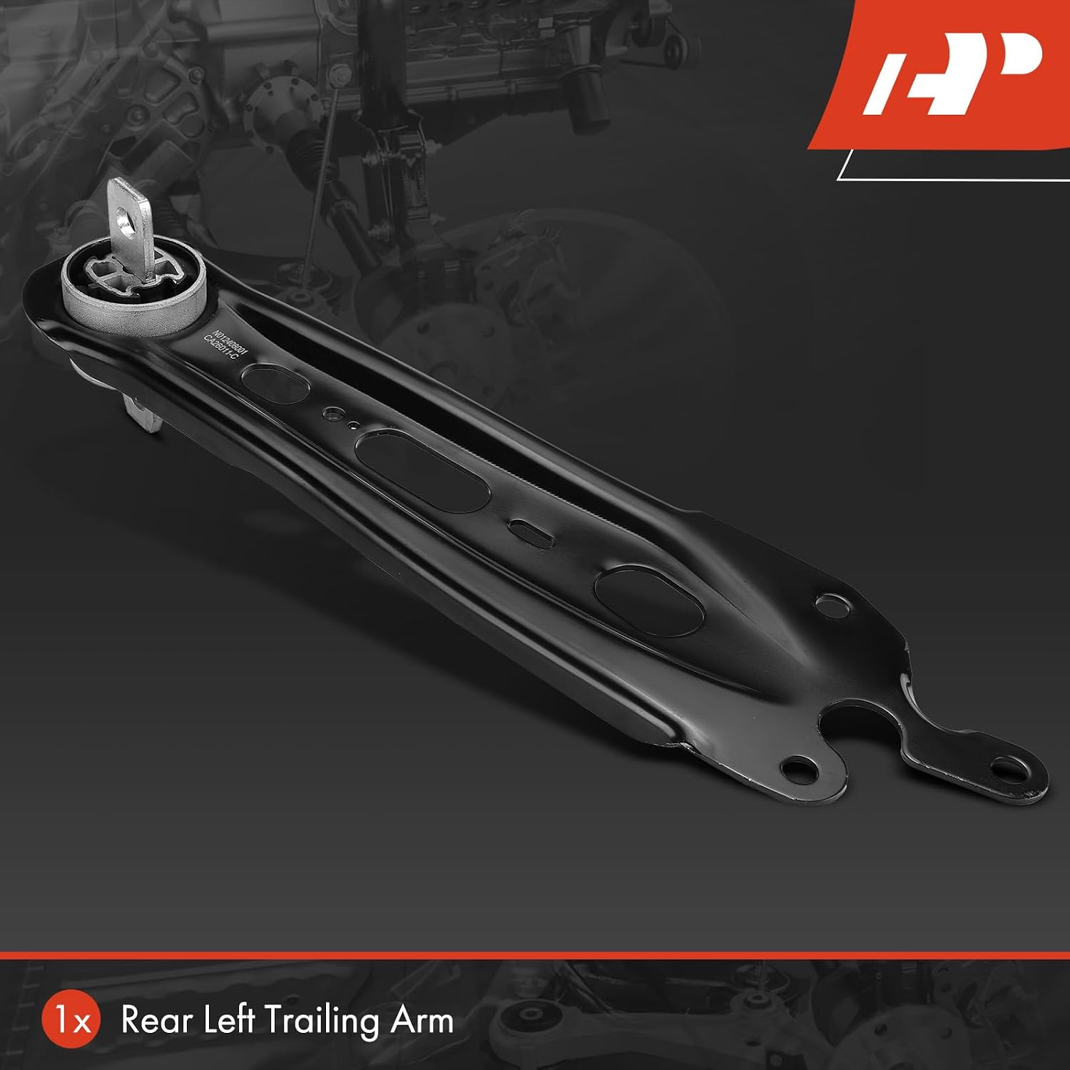 A-Premium Rear Left Suspension Trailing Arm, with Bushing, Compatible with Chevrolet Equinox & GMC Terrain, 2018 2019 2020 2021 2022