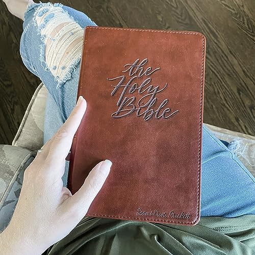 Joy Creative Hand Lettered And Laser Engraved Esv Large Print Bible thumb #1