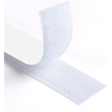 Scratch Autocollant Fousenuk 20 Paires Double Face Extra Fort, 3cm X Velcro Adhésif Puissant