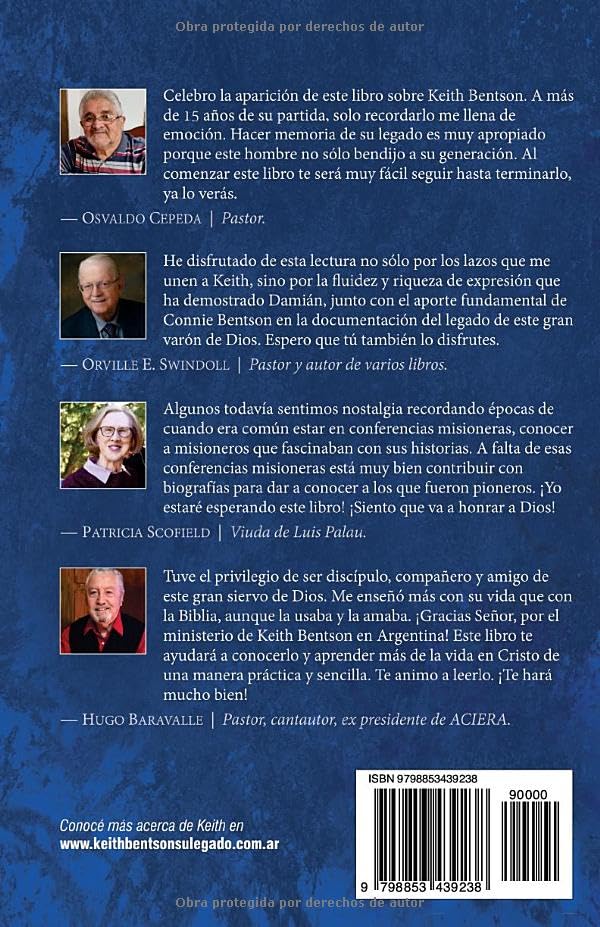 Miniatura 2 de Keith Bentson Su legado (Spanish Edition)