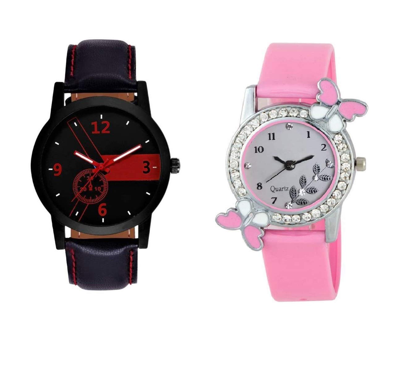 RPS FASHION WITH DEVICE OF R Analogue Black Dial Womens & Mens Couple Watch (B07PZ41JYV) Amazon Price History, Amazon Price Tracker