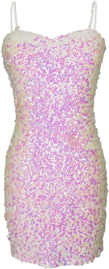 GrouptapLatin womens camisole dress girls salsa samba sleeve-less sequin sparkle dance party wear (UK Women 4/6/8/10) (Gold)